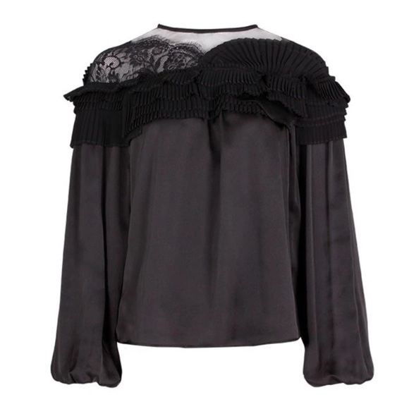 The LONNABRYY Black Silky Top - Picture 4 of 6